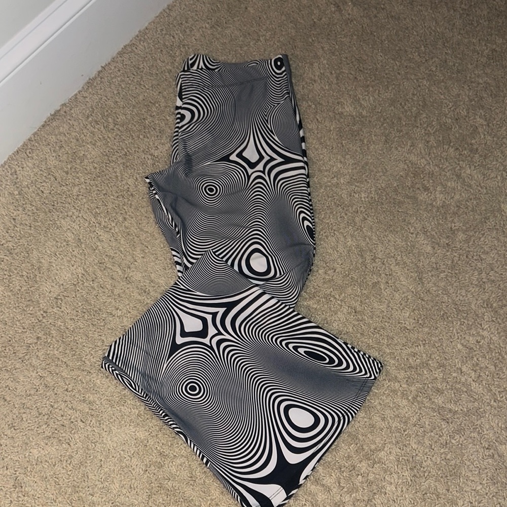 Geometric Patterned Pants - image 1